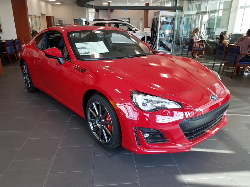 I actually test drove a very dirty silver example, but I would have to have the red (no grayscale cars!)